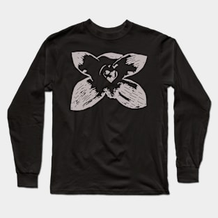 Outline of the Orchid Long Sleeve T-Shirt